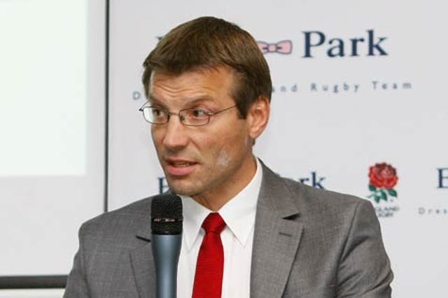 Rob Andrew's position as England's elite rugby director no longer exists