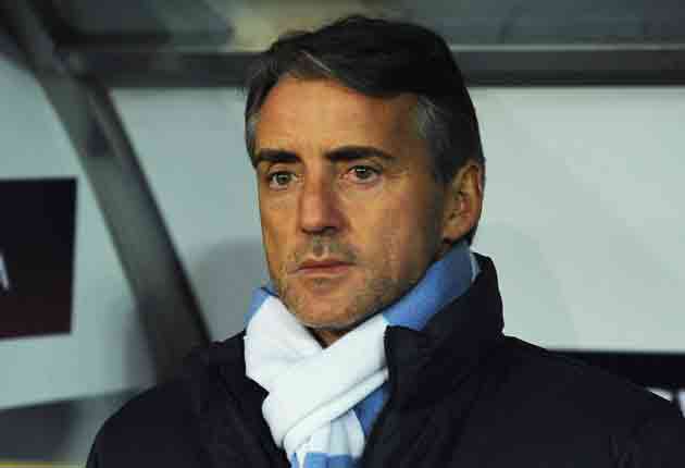 Mancini is contemplating using all five strikers at the same time