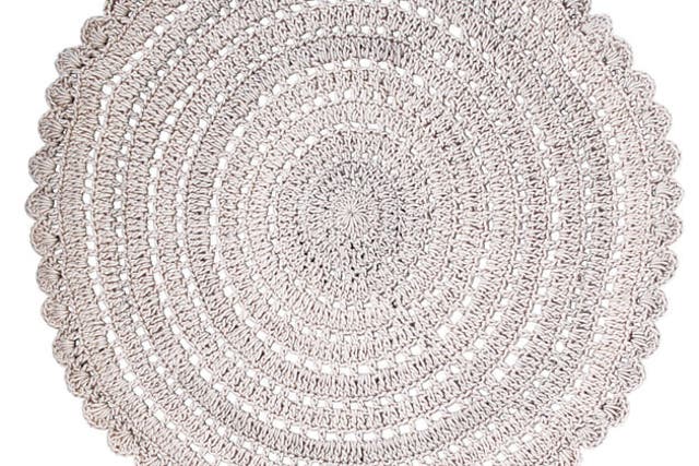 Crochet Rug<br/>

Making your own has never been so chic but if you don't know how to sew, knit or crochet, M&S has done it for you with this pretty vintage-looking bedside rug that fits the mood of the times perfectly.<br/>

Where: www.marksandspencer.co