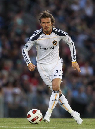 Beckham has begun training with Spurs