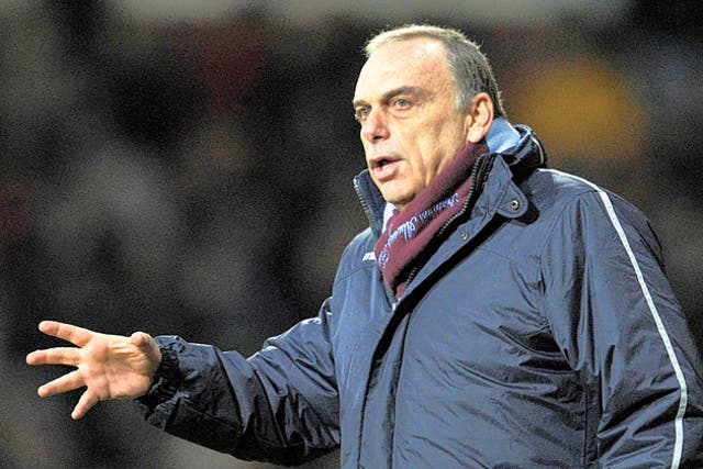 Avram Grant is still under pressure at Upton Park after yesterday's 3-0 defeat by Arsenal