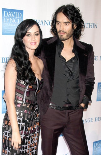 Russell Brand curbs humour for Katy Perry | The Independent | The ...