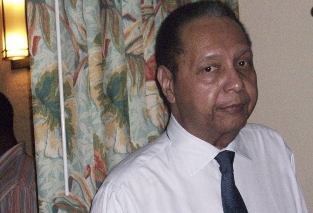 Former Haitian dictator Jean-Claude 'Baby Doc' Duvalier