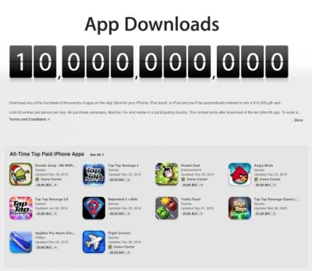 Apple's top paid iPhone apps of all time: Doodle Jump, Tap Tap Revenge |  The Independent | The Independent