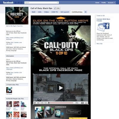 Call of Duty stuck on FB login screen