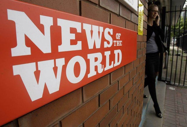 News International closed the News of the World in July 2011
