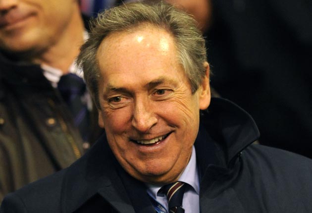 The Aston Villa manager Gerard Houllier was detained in hospital