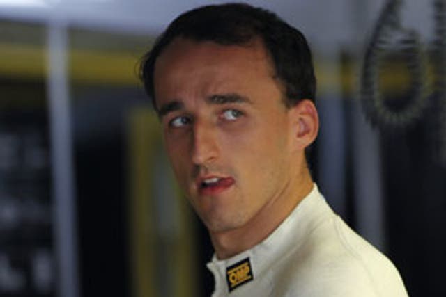 Kubica was seriously injured in a rally crash