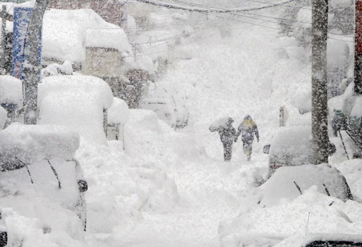 South Korea troops mobilised after record snow | The Independent | The ...