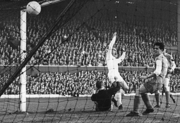 Ferenc Puskas scored four and Alfredo di Stefano (pictured) three in a brilliant performance