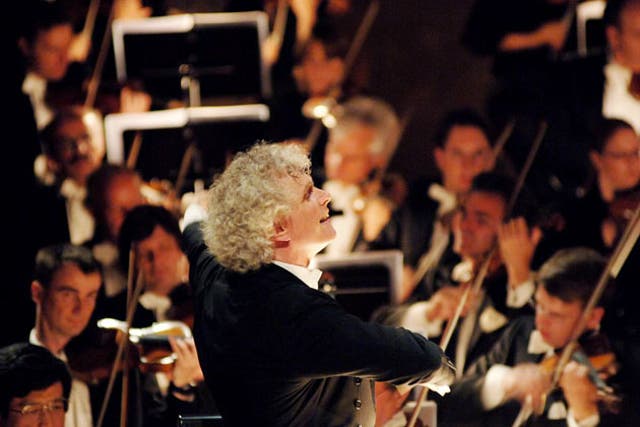 Sir Simon Rattle conducts the Berliner Philharmoniker