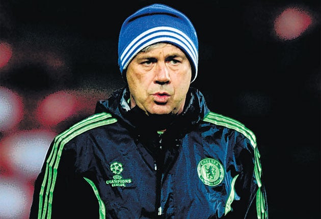 Ancelotti maintains the title is a step too far