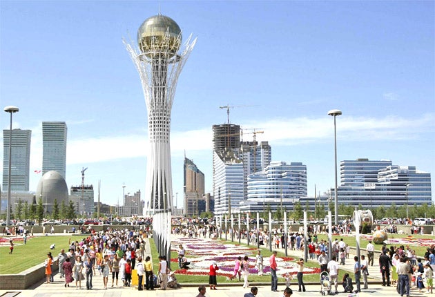 The city of Astana gained official status as the Kazakh capital in 1997