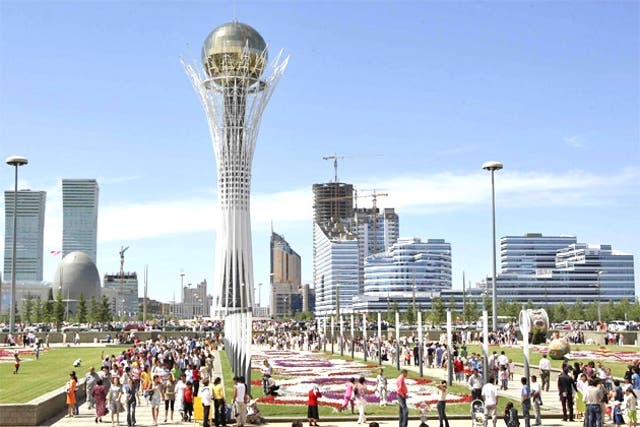 <p>The city of Astana gained official status as the Kazakh capital in 1997 </p>