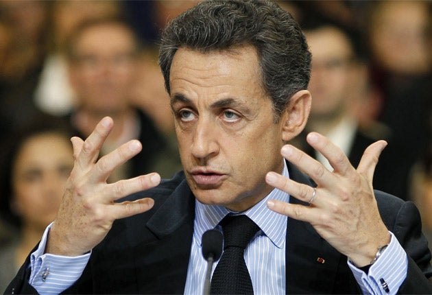 Conservative President Nicolas Sarkozy's party took a drubbing in local elections