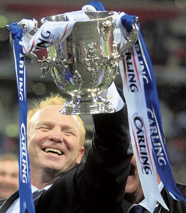 McLeish won the Carling Cup with Birmingham