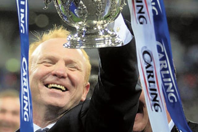 McLeish won the Carling Cup with Birmingham