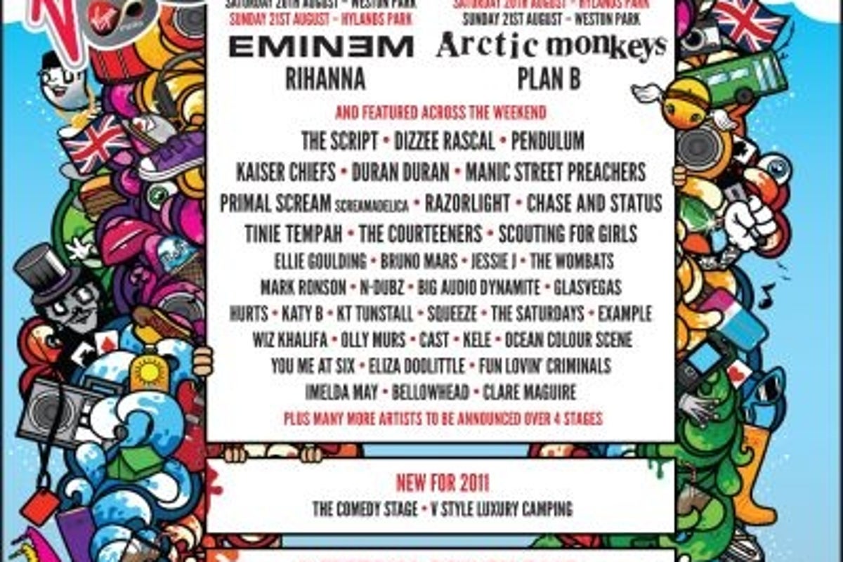 Eminem, Rihanna, Arctic Monkeys to play UK's V Festival | The ...