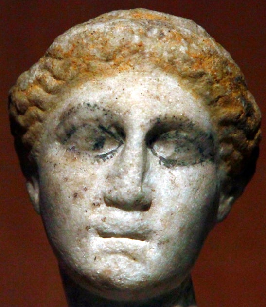 A statue of Venus, the ancient goddess of love and beauty, discovered in the volcanic remains of Mount Vesuvius