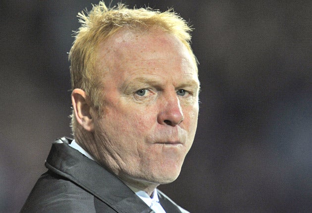 McLeish saw his side beaten by Wigan at the weekend