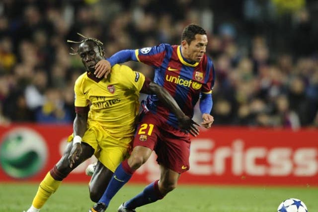 'The problem is you can't have a discussion with referees,' says Sagna (left)