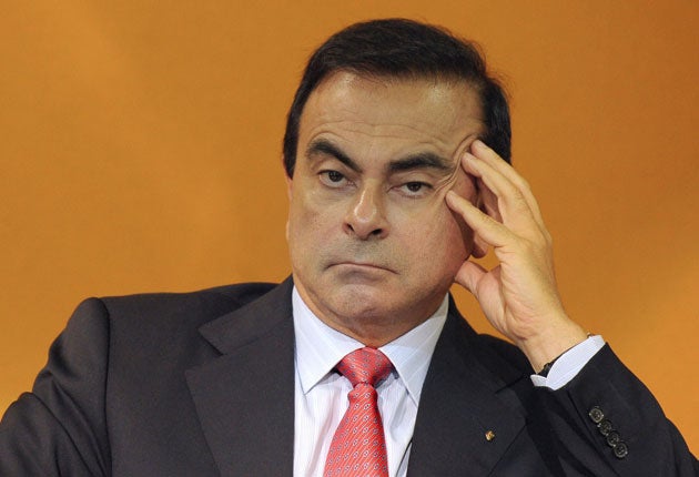 Nissan boss Carlos Ghosn