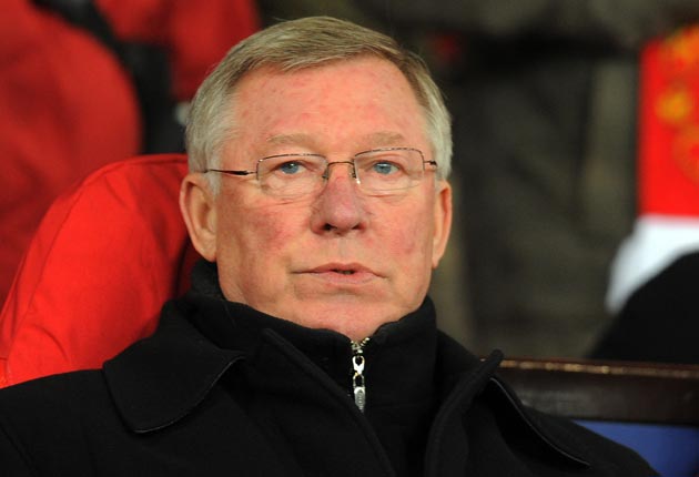 Ferguson was forced to watch the Bolton match from the stands