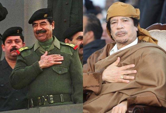 Robert Fisk: First it was Saddam. Then Gaddafi. Now there's a vacancy for the West's favourite crackpot tyrant | The Independent | The Independent