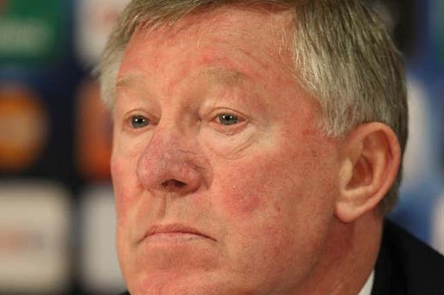 Ferguson was recently banned from the touchline and fined for speaking out about referees