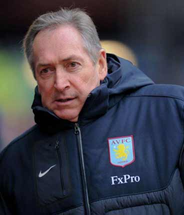 Houllier has come under fire from Villa fans