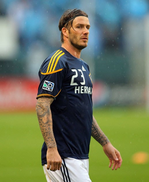 Beckham's contract expires later this year