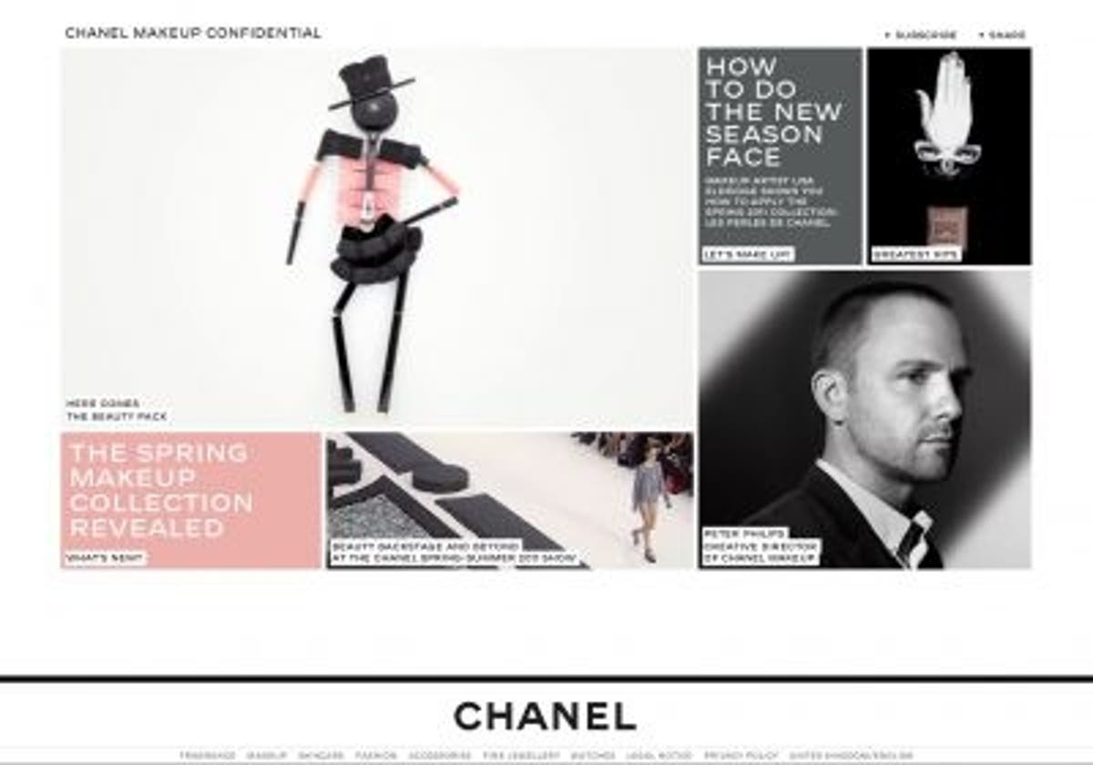 New interactive Chanel beauty site launches