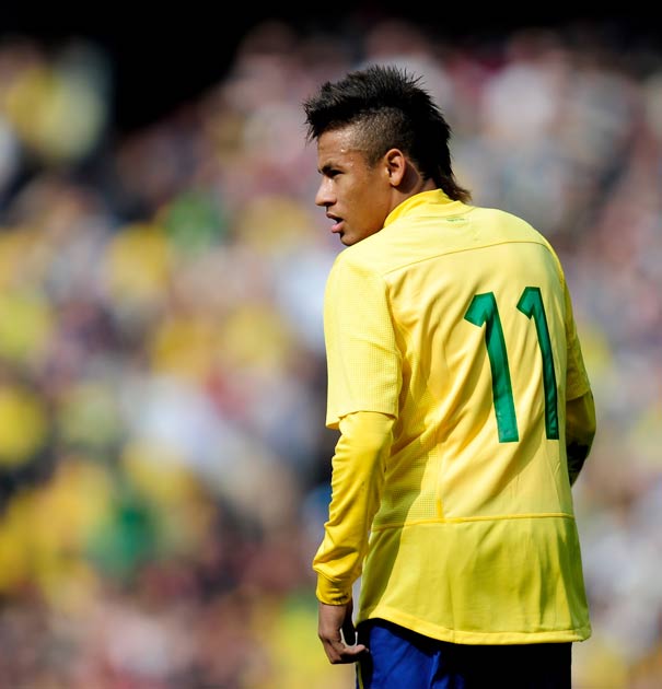 Neymar suggested a banana was thrown by Scotland fans