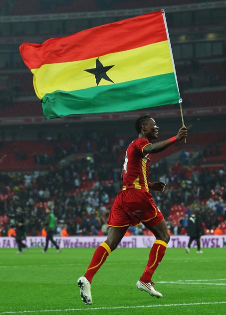 Pantsil played for Ghana in their draw with England