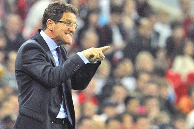 Capello's side could face the Netherlands in February