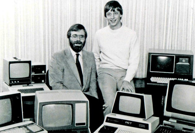 With Bill Gates and lots of computers in 1981