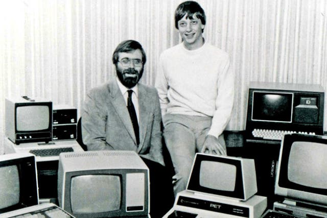 With Bill Gates and lots of computers in 1981