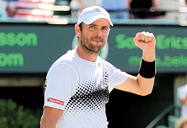 Mardy Fish has reached his highest world ranking but has never got beyond a Grand Slam quarter-finals