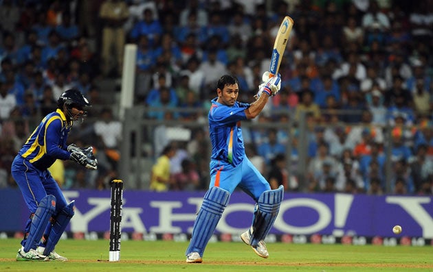 Dhoni's brilliant unbeaten 91 in the 2011 World Cup final against Sri Lanka