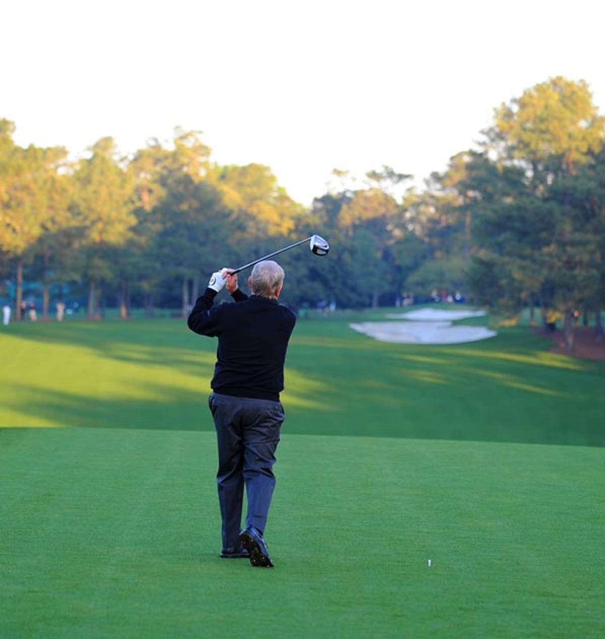 Jack Nicklaus hits opening drive at Masters The Independent The