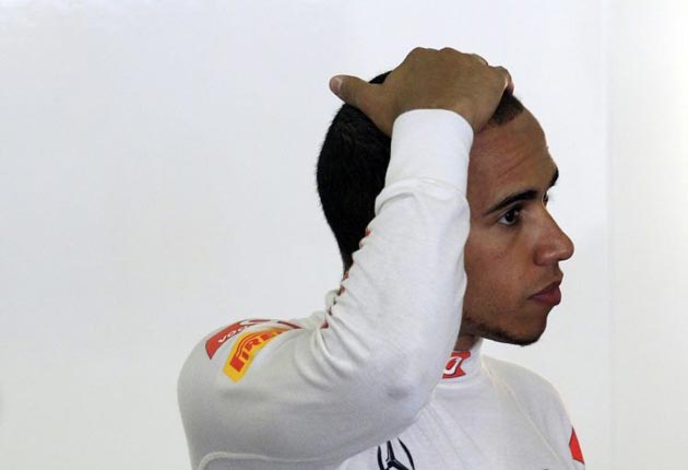 Hamilton has cut a frustrated figure in recent weeks