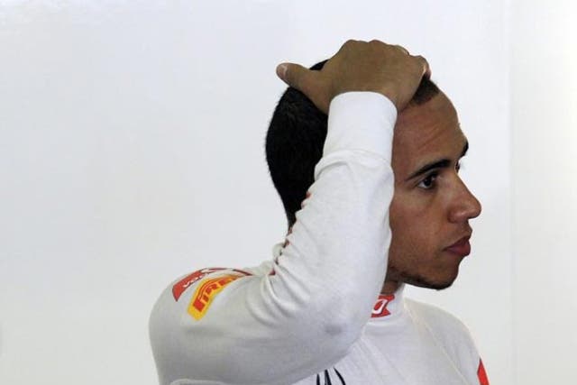 Hamilton has cut a frustrated figure in recent weeks