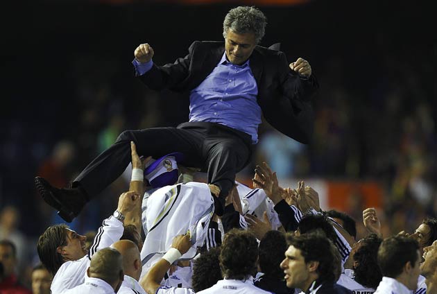 Jose Mourinho enjoys the Spanish cup win over Barça and will advise the Bernabeu groundstaff to again leave the grass nice and long