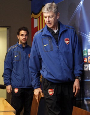 Fabregas and Wenger have a close relationship