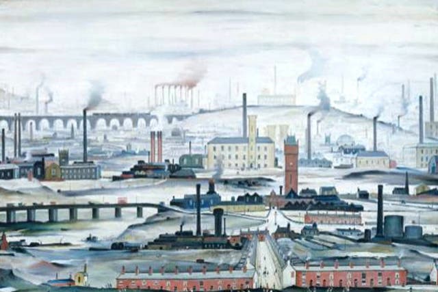LS Lowry's Industrial Landscape - his only work on permanent display at Tate
