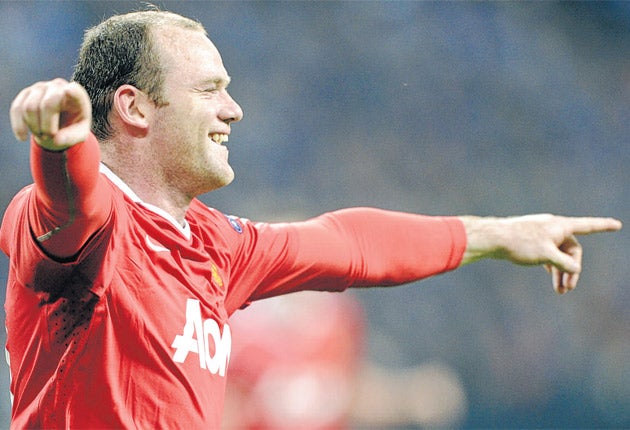United striker Wayne Rooney has scored 10 league goals so far this season