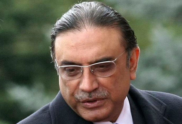 Asif Ali Zardari left for Dubai on a scheduled one-day trip today