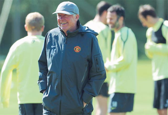 Football and Manchester United are in Sir Alex Ferguson's veins