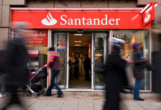 "Santander charges a 2.5 per cent arrangement fees on some products”