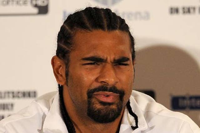 Haye has been outspoken before the bout
